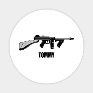 Tommy Gun Magnet